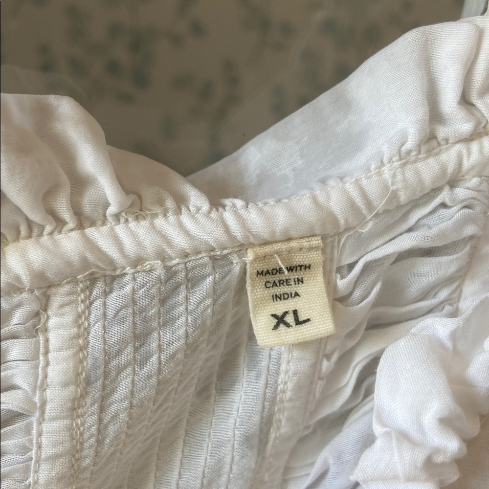 DOEN Frances Blouse in Salt XL NWOT - Picture 4 of 6